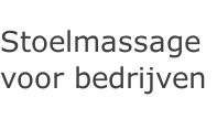 Stoelmassage voor bedrijven